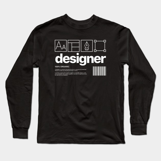 designer Long Sleeve T-Shirt by artslave